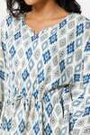 Naiduhall Cotton Full Length Nightdress - Off White — thumbnail 7
